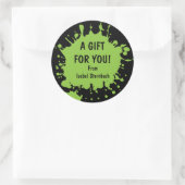 Splatギフトステッカー ラウンドシール (バッグ)