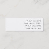 Splat! スキニー名刺 (裏面)