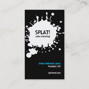 Splat! 白い名刺 名刺