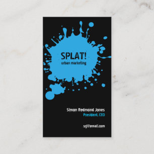 Splat! 青い名刺 名刺