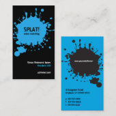 Splat! 青い名刺 名刺 (正面/裏面)