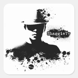 SPLAT ShaggieTvステッカー（四角） スクエアシール