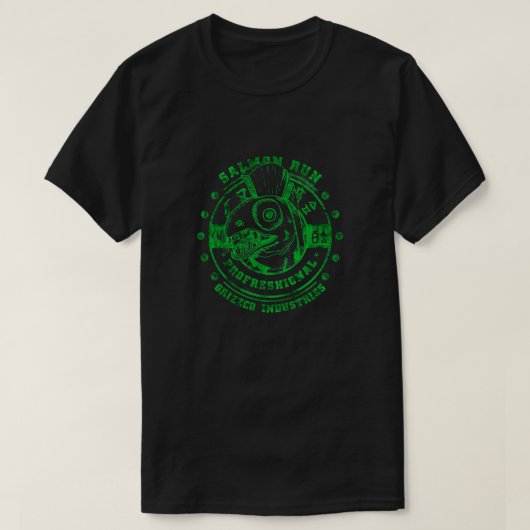 Splatoon 2サーモン走必須 tシャツ (デザイン正面)