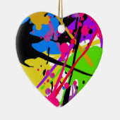 Splatter art graffiti power セラミックオーナメント (右)