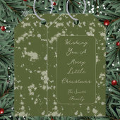 Splatter Christmas Card ギフトタグ