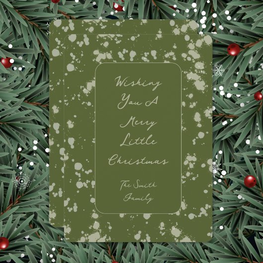 Splatter Christmas Card シーズンカード