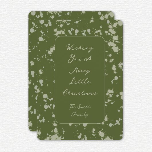 Splatter Christmas Card シーズンカード