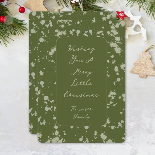 Splatter Christmas Card シーズンカード