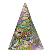 Splatter Mardi Gras collage パーティーハット (右)