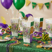 Splatter Mardi Gras collage フェイバーボックス