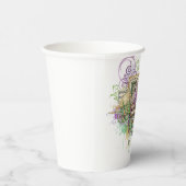 Splatter Mardi Gras collage 紙コップ (右)