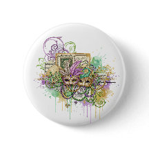 Splatter Mardi Gras collage