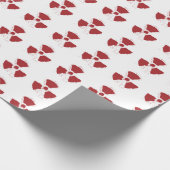 Splatter Radioactive Warning Symbol ラッピングペーパー (角)