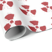 Splatter Radioactive Warning Symbol ラッピングペーパー (ロールコーナー)