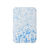 Splatter Texture - Blue バスマット (正面縦)
