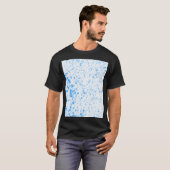 Splatter Texture - Blue Tシャツ (正面フル)