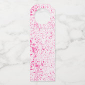 Splatter Texture - Pink ボトルネックタグ (正面)