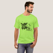 splattereater_symbol_darkgreen tシャツ (正面フル)
