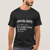 Splenda Daddy Funny Daddy Definition Tシャツ (正面)