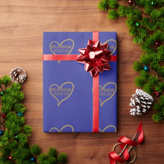 Splendeur Heart ラッピングペーパー (クリスマスギフト)
