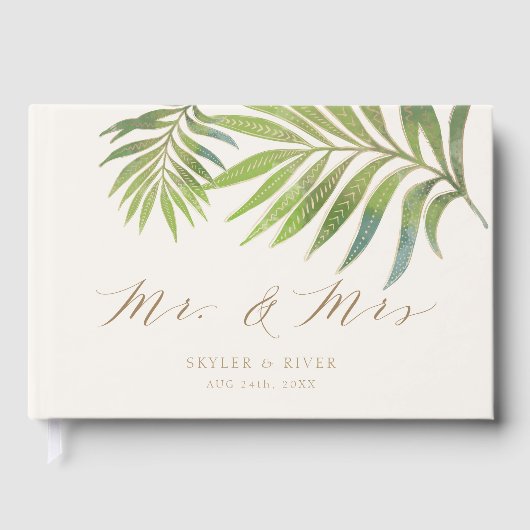 Splendid Summer Wedding Guest Book ゲストブック (正面)