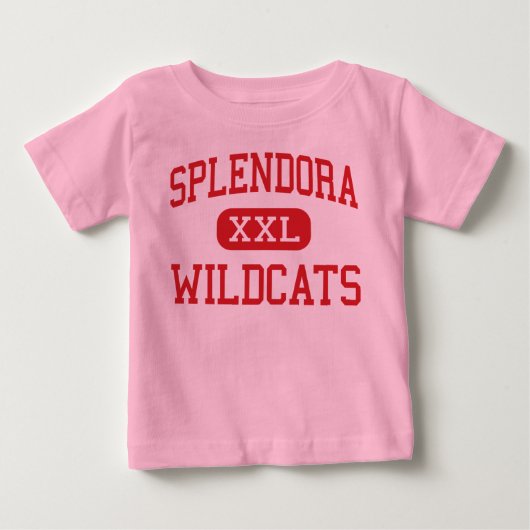 Splendora – 山猫 – 真ん中 – Splendora テキサス州 ベビーTシャツ (正面)