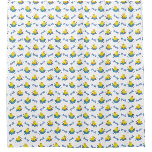 Splishのしぶき シャワーカーテン (正面)