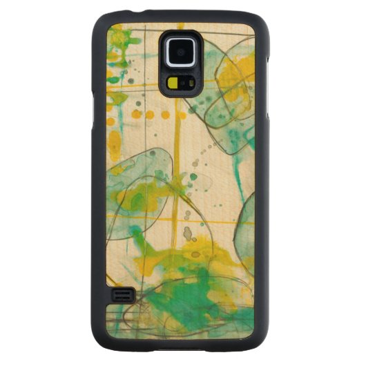 SplishのしぶきI CarvedメープルGalaxy S5スリムケース (裏面)
