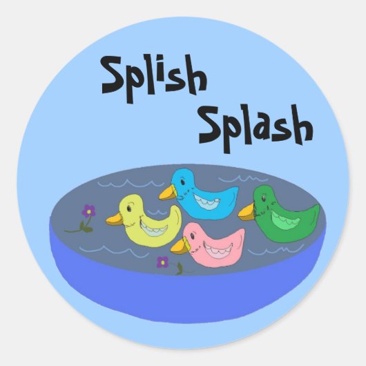 Splish Splash - ステッカー (正面)