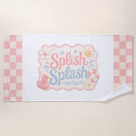 Splish Splash プールパーティービーチタオル | サプライ ビーチタオル