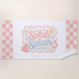 Splish Splash プールパーティービーチタオル | サプライ ビーチタオル