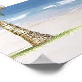 Splish Splash Ocean Baby Shower Welcome Poster ポスター (角)