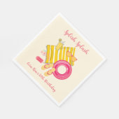 Splish Splash Pool Party Bash Birthday スタンダードランチョンナプキン (角)