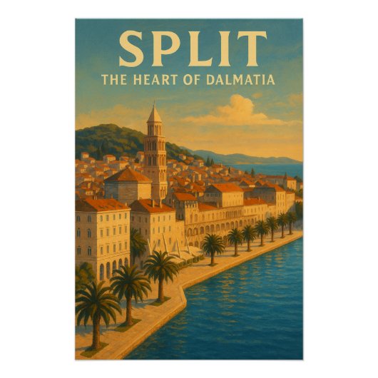 SPLIT — ダルマチアの心 ポスター (正面)
