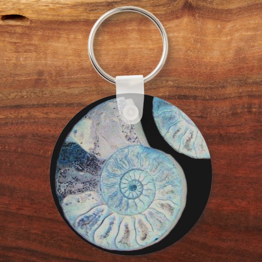 Split Ammonite Keyring キーホルダー (正面)