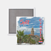 Split city in Croatia, travel マグネット (正面/裏面)
