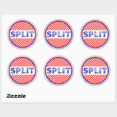 Split City Pride Emblem – Croatian Identity ラウンドシール (シート)