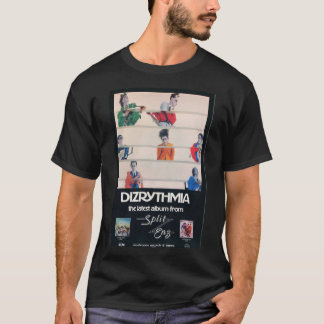 Split Enz Dizrythmia PosterSticker V-Neck T-Shirt Tシャツ