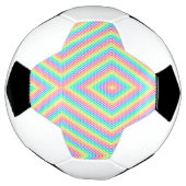 Split image showing a soccer ball design サッカーボール (回転)