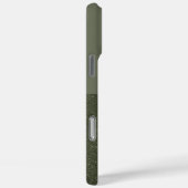 Split Moss GreenテクスチャiPhoneケース – カスタマイズ Case-Mate iPhoneケース (裏面 / 右)