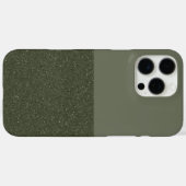 Split Moss GreenテクスチャiPhoneケース – カスタマイズ Case-Mate iPhoneケース (裏面 (横))