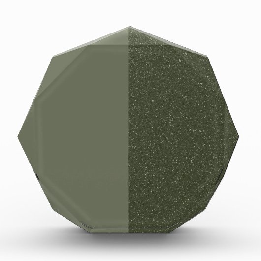 Split Moss Green Octagonフォトブロック フォトブロック (正面)