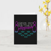 Split Occuitおもしろいボーリング カード (黄色い花)