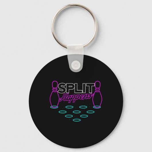 Split Occuitおもしろいボーリング キーホルダー (正面)