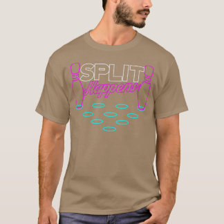 Split Occuitおもしろいボーリング Tシャツ