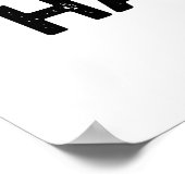 Split OccuitおもしろいボーリングPun ポスター (角)