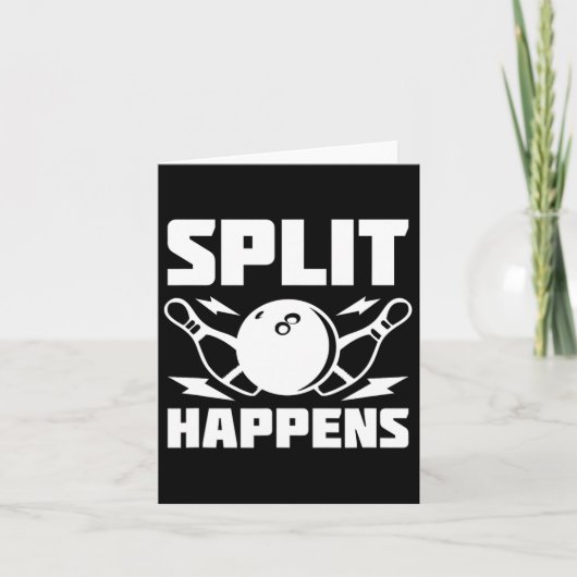 Split Occuit おもしろいボーリング カード (正面)