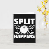 Split Occuit おもしろいボーリング カード (黄色い花)
