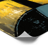 Split Perception Contemporary Abstract Expression ポスター (角)