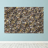 SPLT_002、アクション（ばちゃばちゃ）跳ねる絵を描の キャンバスプリント (インサイチュ (ウッドフロア))